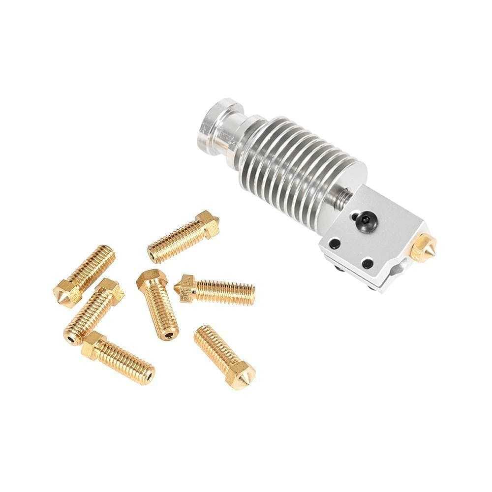 Tronxy 3D Printer HeatSink Heater Block Heat Break V6 Volcano NOZZLE For E3D HOTEND - Tronxy 3D Printer - Best 3D Printer for Beginners
