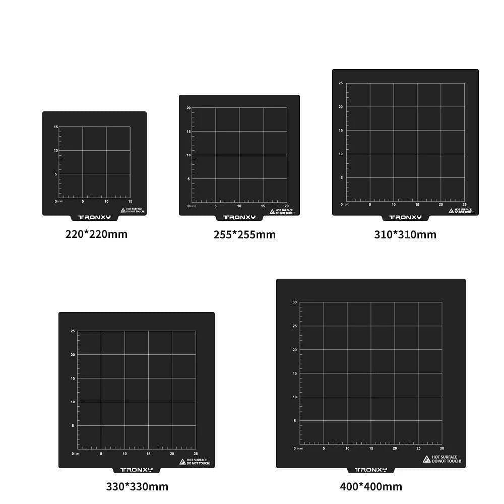 Tronxy 3D Printer Magnetic Sticker Flexible with Steel Build Plate - Tronxy 3D Printer - Best 3D Printer for Beginners