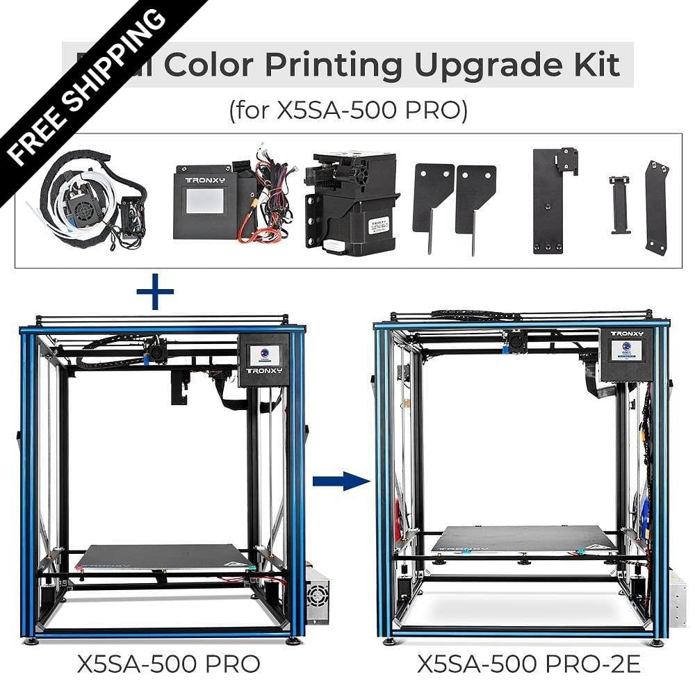 Tronxy 3D Printer PRO-2E Upgrade Kits for X5SA-500 PRO to X5SA-500 PRO-2E
