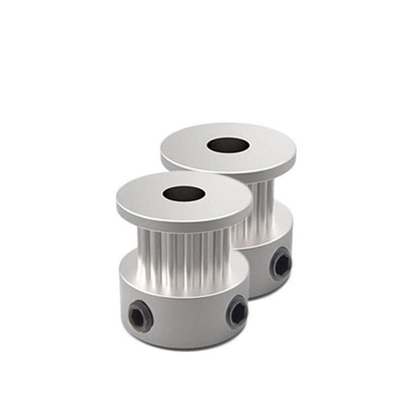 3D Printer Parts Synchronizing Wheel Timing Pulley 2GT 16 Teeth and 20 Teeth Support Timing Belt Pulleys (5PCS)