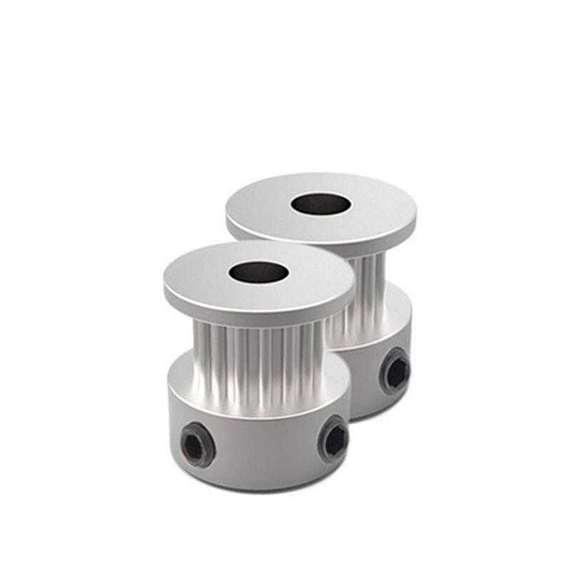3D Printer Parts Synchronizing Wheel Timing Pulley 2GT 16 Teeth and 20 Teeth Support Timing Belt Pulleys (5PCS)