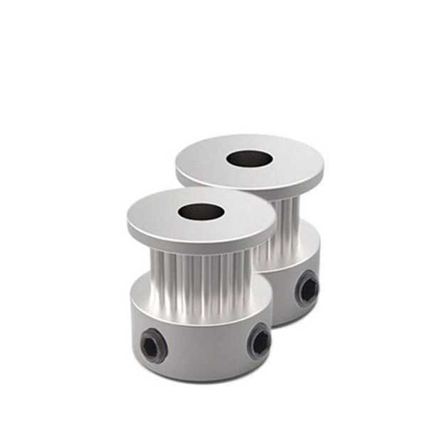 3D Printer Parts Synchronizing Wheel Timing Pulley 2GT 16 Teeth and 20 Teeth Support Timing Belt Pulleys (5PCS)