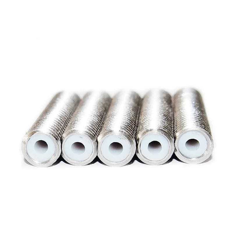 Tronxy 3D Printer Parts Teflon Throat Steel Extruder Nozzle (5 PCS)