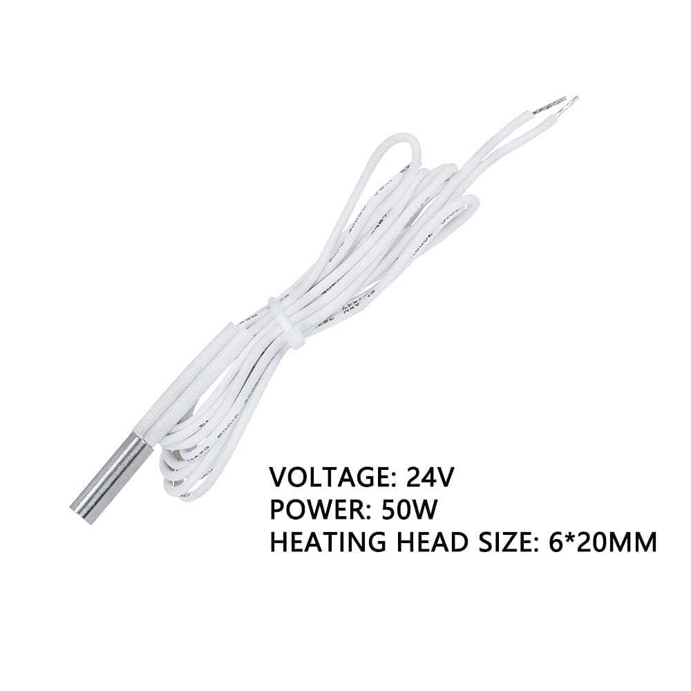 Tronxy 3D Printer Parts and Accessories 24V 50W 1.2 Meter Nozzle Heating Rod