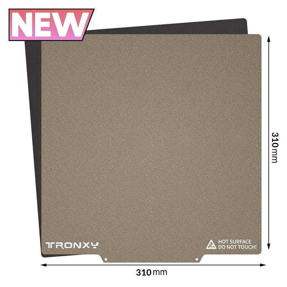 Tronxy 3D Printer Removal Spring Steel PEI Sheet Build Plate Magnetic Base Hot Bed Sticker 220/255/310/330/400/500/600mm
