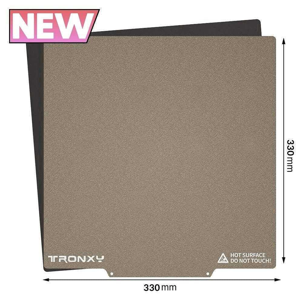 Tronxy 3D Printer Removal Spring Steel PEI Sheet Build Plate Magnetic Base Hot Bed Sticker 220/255/310/330/400/500/600mm