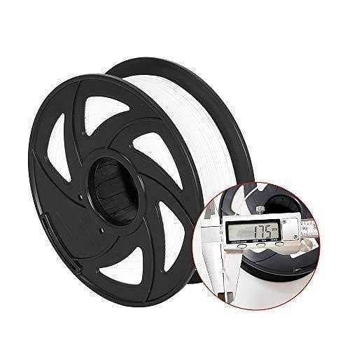 Tronxy 3D Printer White PLA 3D Printing Filament 1.75 mm, 2.2 LBS (1KG)