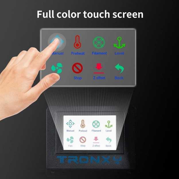 Tronxy 3D Printing Smart Controller Display 3.5 inch Touch Screen 3D Printer Parts and Accessories Suitable for XY-2 PRO/X5SA/X5SA-400/X5SA-500