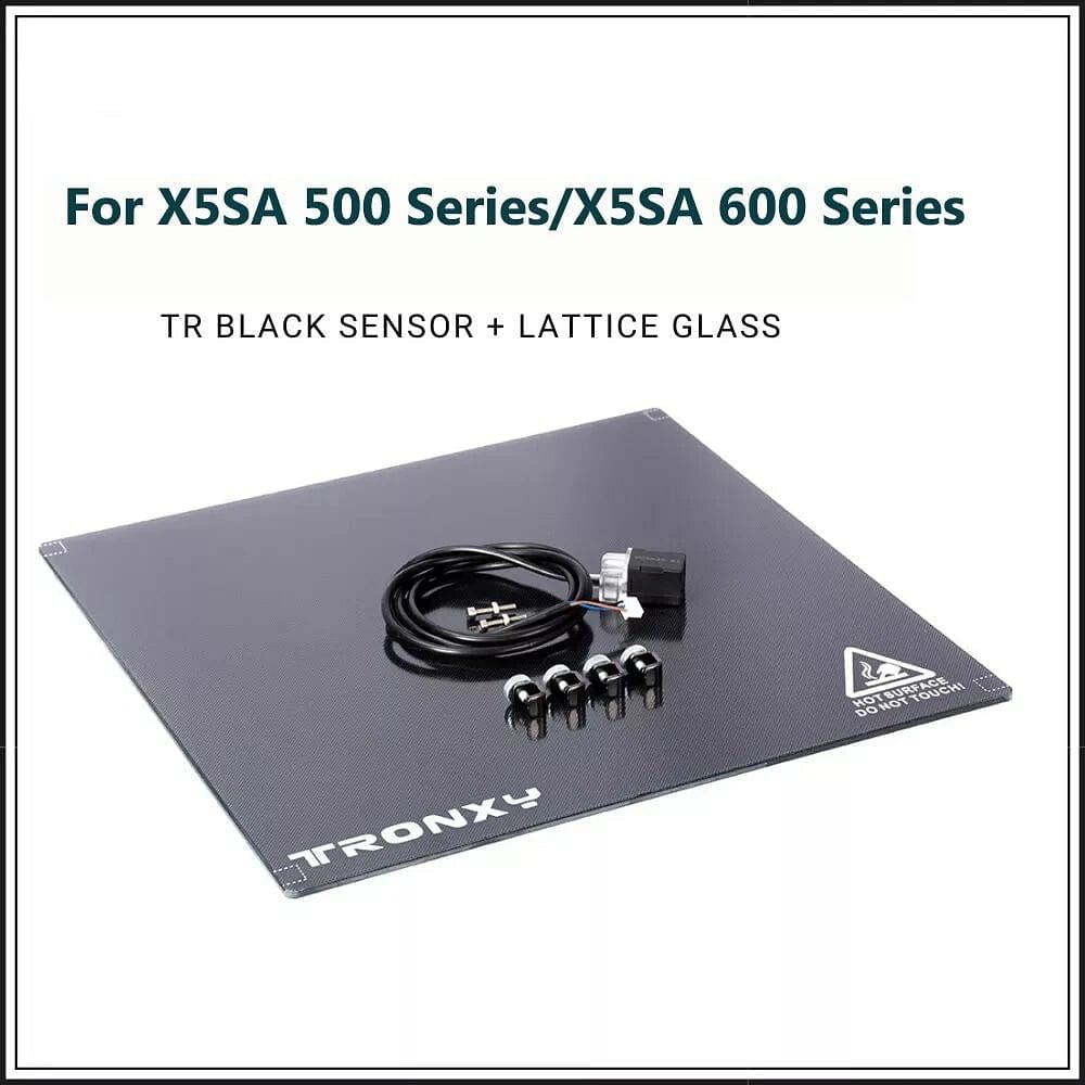 Tronxy Black TR Auto Leveling Sensor + Lattice Glass Plate for X5SA-500 X5SA-600 Series 3D Printer