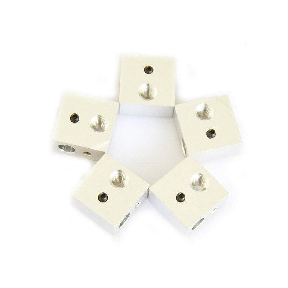 Tronxy DIY 3D Printer Parts Heated Block Use for 3D Printer Extruder Heating (5 Pieces)
