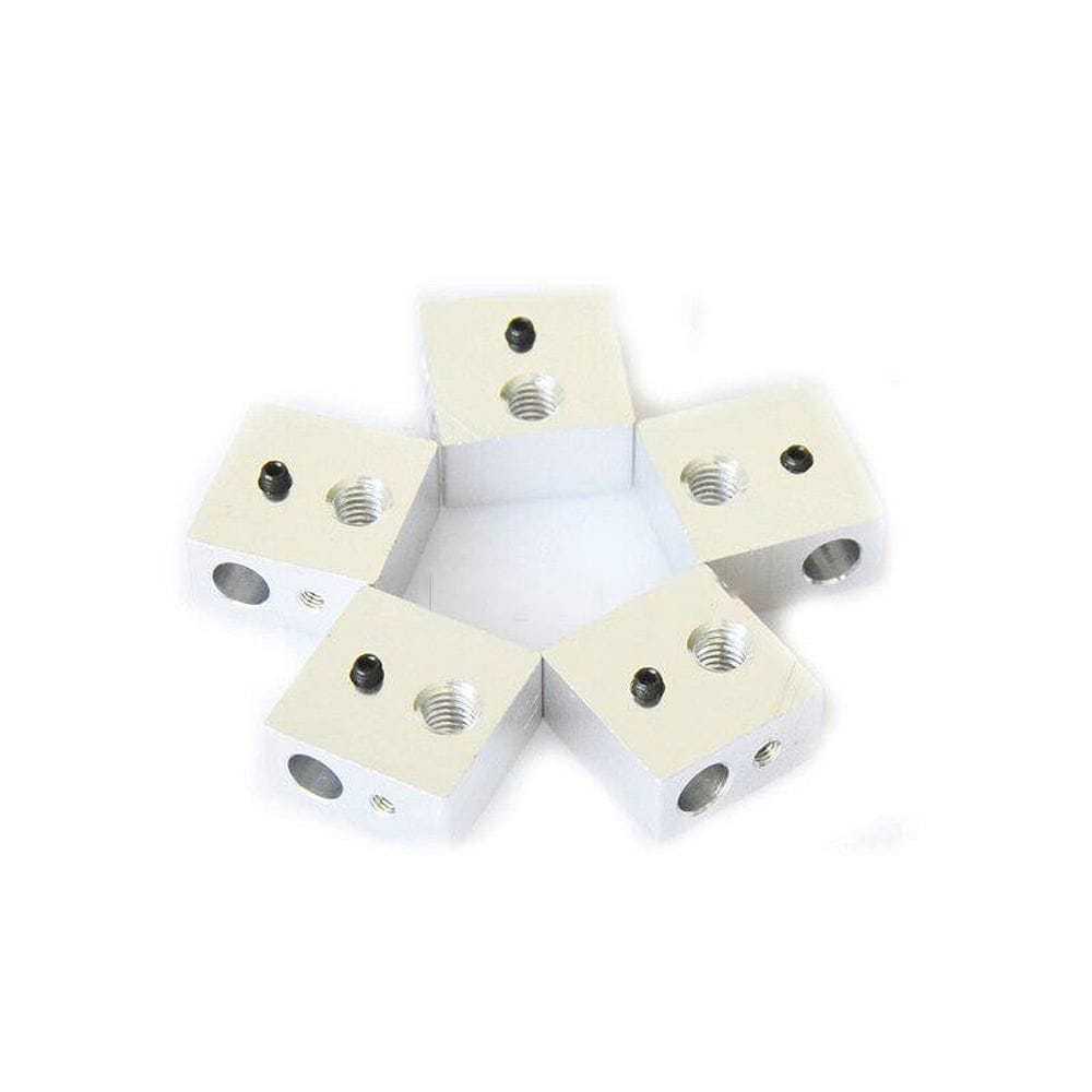 Tronxy DIY 3D Printer Parts Heated Block Use for 3D Printer Extruder Heating (5 Pieces)