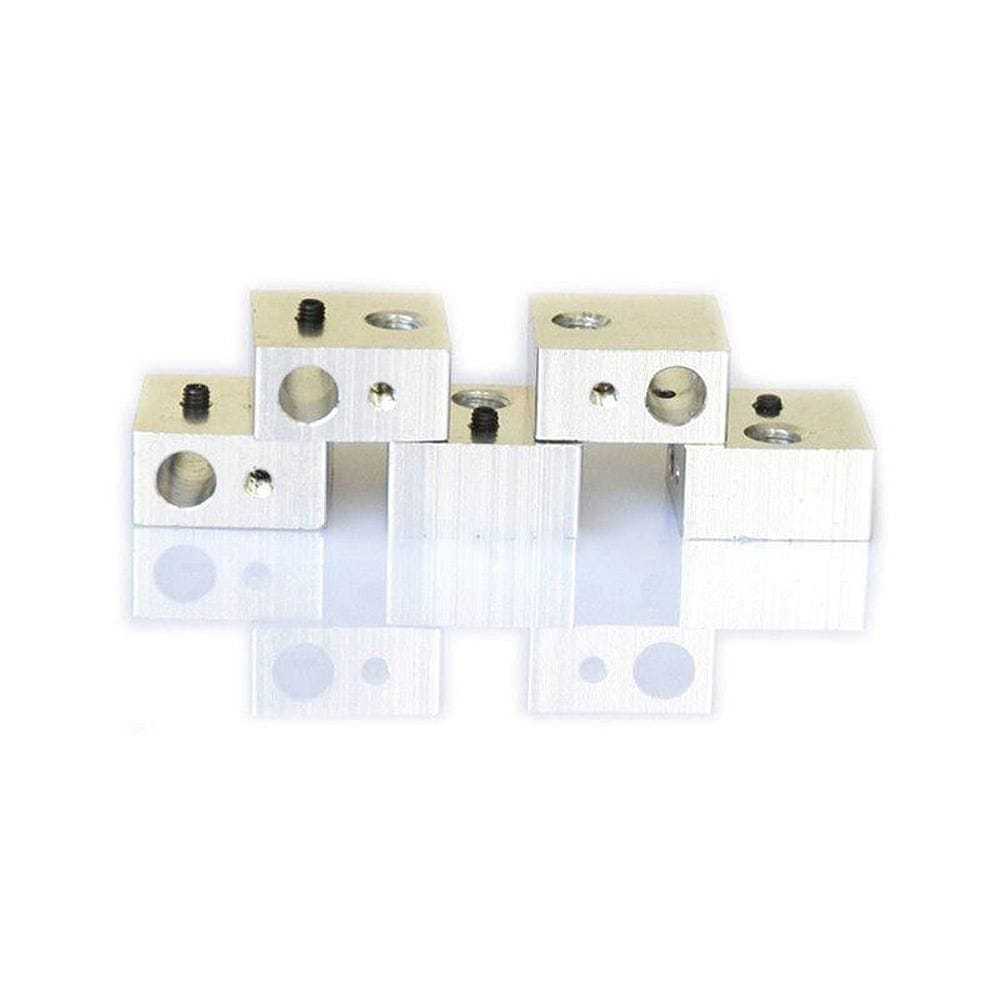 Tronxy DIY 3D Printer Parts Heated Block Use for 3D Printer Extruder Heating (5 Pieces)
