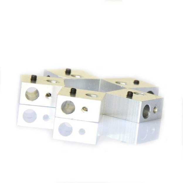 Tronxy DIY 3D Printer Parts Heated Block Use for 3D Printer Extruder Heating (5 Pieces)