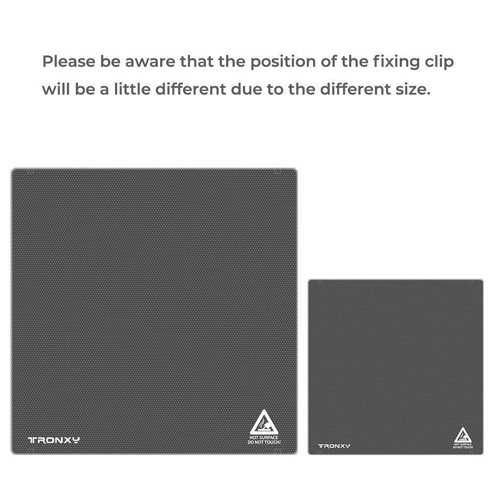 Tronxy Lattice Glass Heated Bed Plate 5 Sizes 3D Printer Parts & Accessories