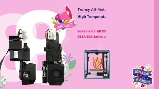 Tronxy high temperature upgrade print head, direct drive extruder for 3D Printer full metal extruder accessories for X5SA, X5SA-400 and X5SA-500 Series