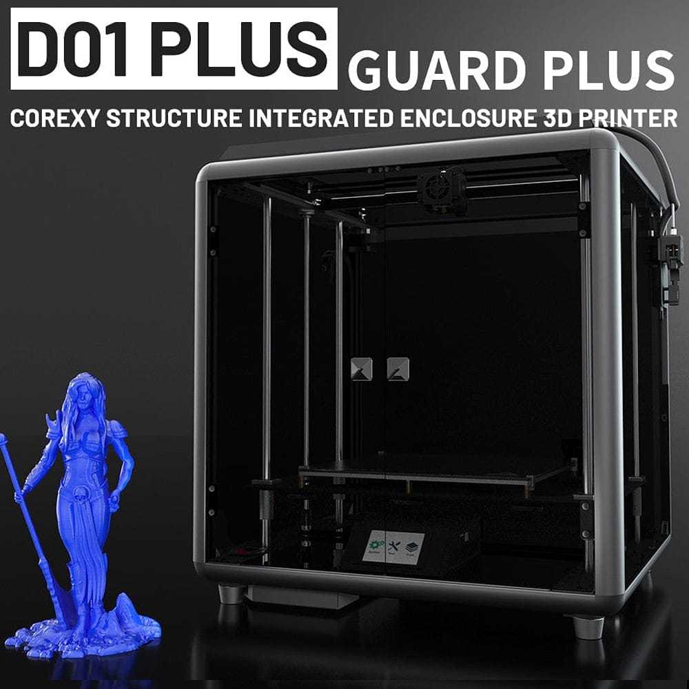 Tronxy D01 PLUS GUARD CoreXY Structure Integrated Enclosure 3D Printer DIY Kit 330x330x400mm