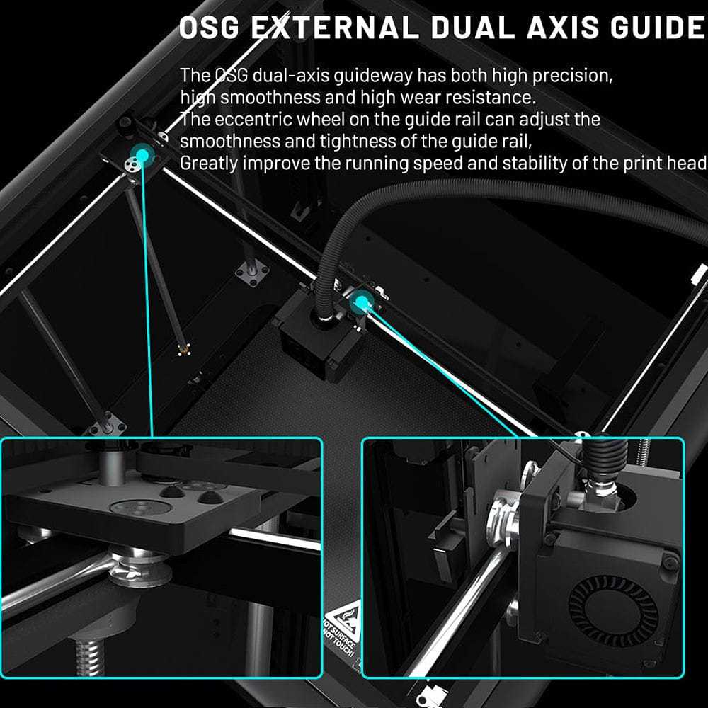 Tronxy D01 PLUS GUARD CoreXY Structure Integrated Enclosure 3D Printer DIY Kit 330x330x400mm