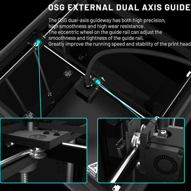 Tronxy D01 PLUS GUARD CoreXY Structure Integrated Enclosure 3D Printer DIY Kit 330x330x400mm