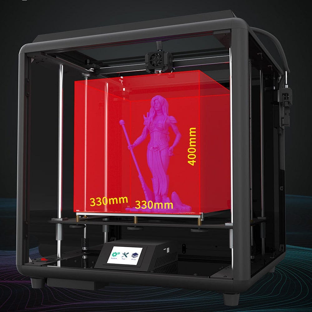 Tronxy D01 PLUS GUARD CoreXY Structure Integrated Enclosure 3D Printer DIY Kit 330x330x400mm