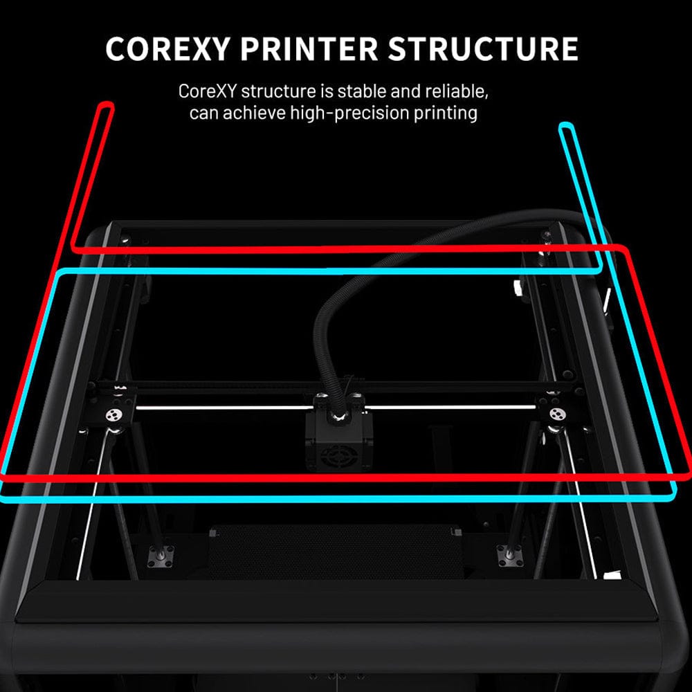 Tronxy D01 PLUS GUARD CoreXY Structure Integrated Enclosure 3D Printer DIY Kit 330x330x400mm