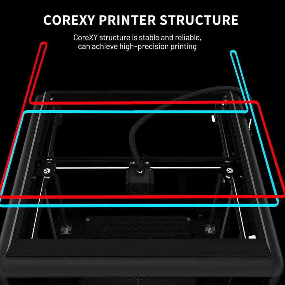 Tronxy D01 PLUS GUARD CoreXY Structure Integrated Enclosure 3D Printer DIY Kit 330x330x400mm