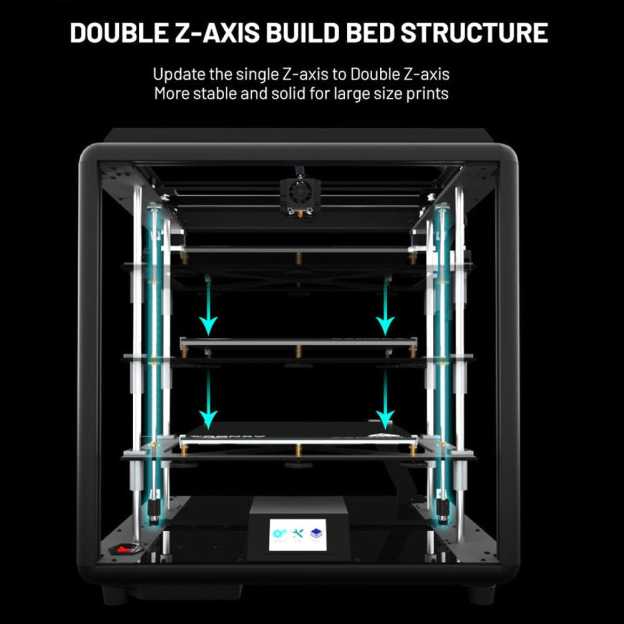 Tronxy D01 PLUS GUARD CoreXY Structure Integrated Enclosure 3D Printer DIY Kit 330x330x400mm