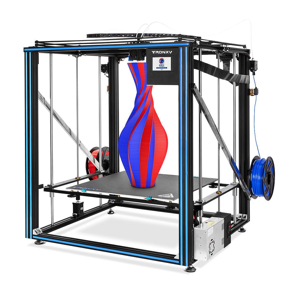 Tronxy X5SA-500 2E 2-In-1-Out DIY Large Size Dual Extruder 3D Printer Kit 500x500x600mm