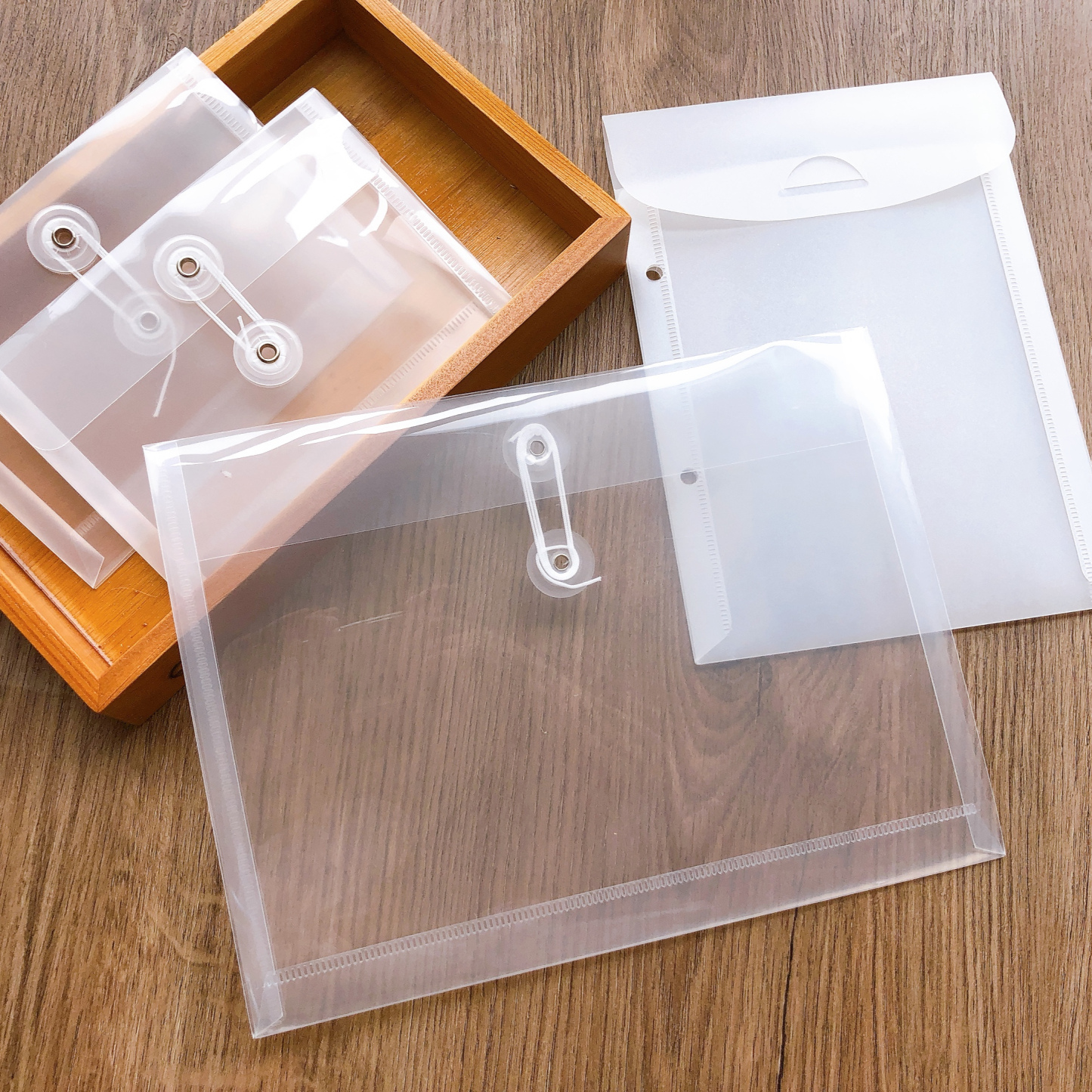 4pcs Waterproof Retro Stickers Crafts Storage Bags-JournalTale