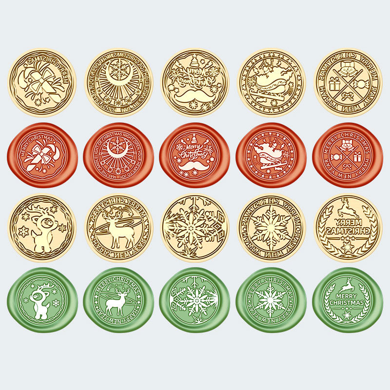 Christmas festive series wax seal-JournalTale