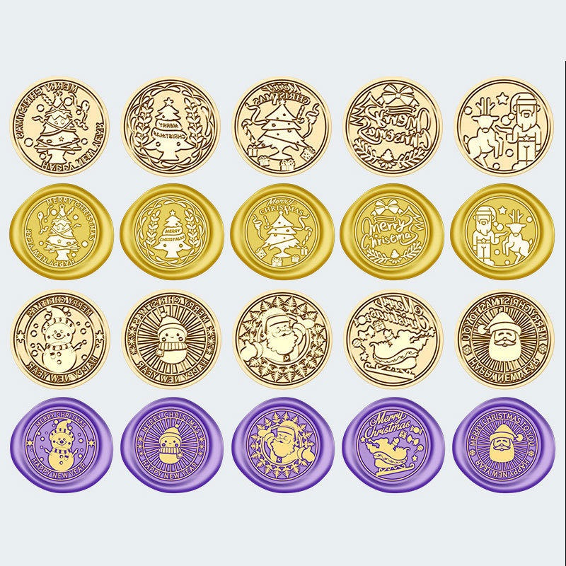 Christmas festive series wax seal-JournalTale
