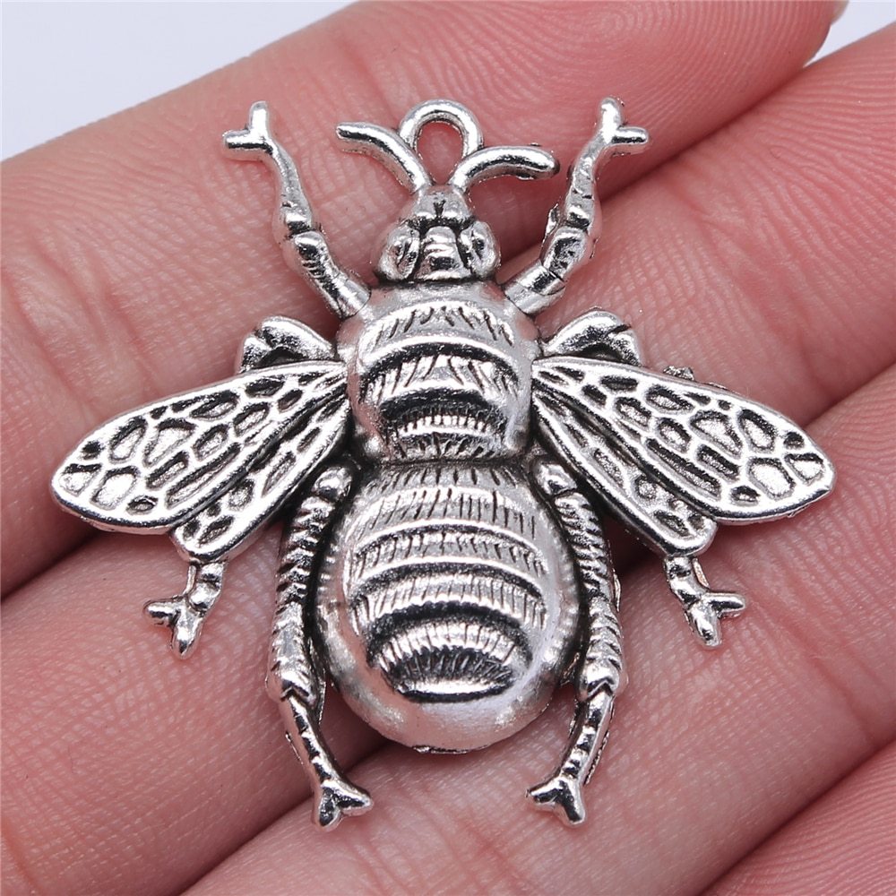 3pcs 40x38mm 3 Colors Antique Gold Color Antique Silver-JournalTale