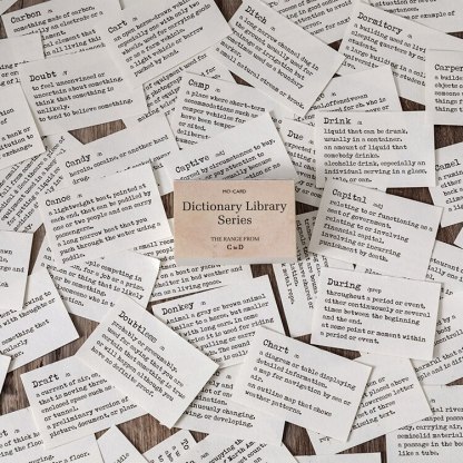 100pcs Dictionary Library Series Material Paper Scrapbooking-JournalTale