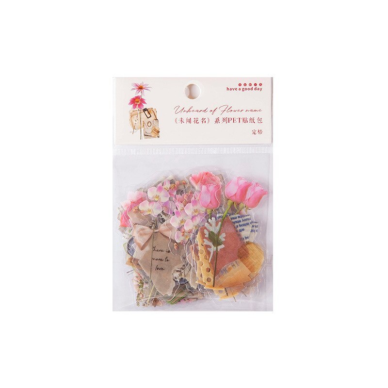 30pcs/1lot Stationery Stickers Plant Flower letter-JournalTale