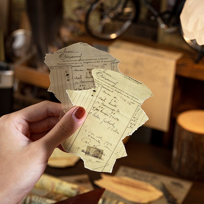 Vintage Style Design Paper Aesthetic Junk Journal Material-JournalTale