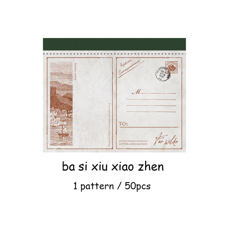 50 Sheets Wilde Letters Small Town Tales Series Memo Pad-JournalTale