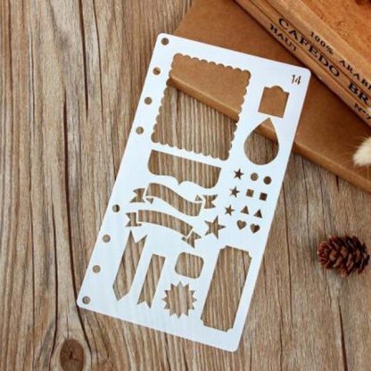 DIY Craft Cutting Dies Stencil Plastic Template-JournalTale