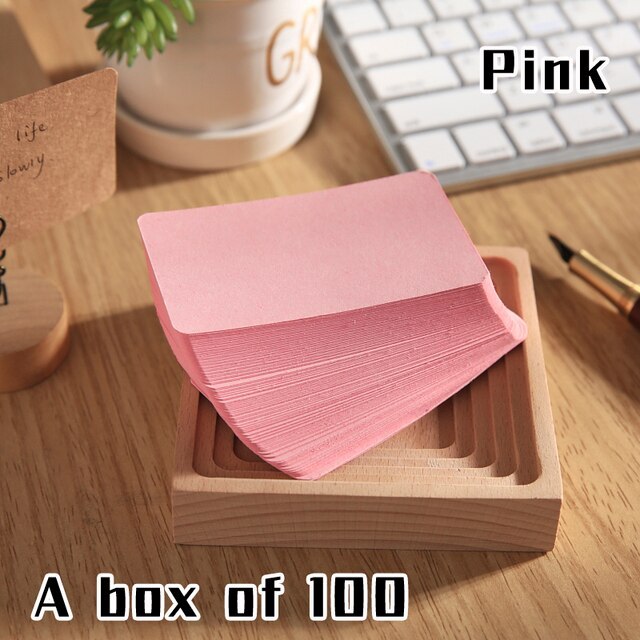 100pcs/box Boxed Word Book Blank Cardstock Paper-JournalTale