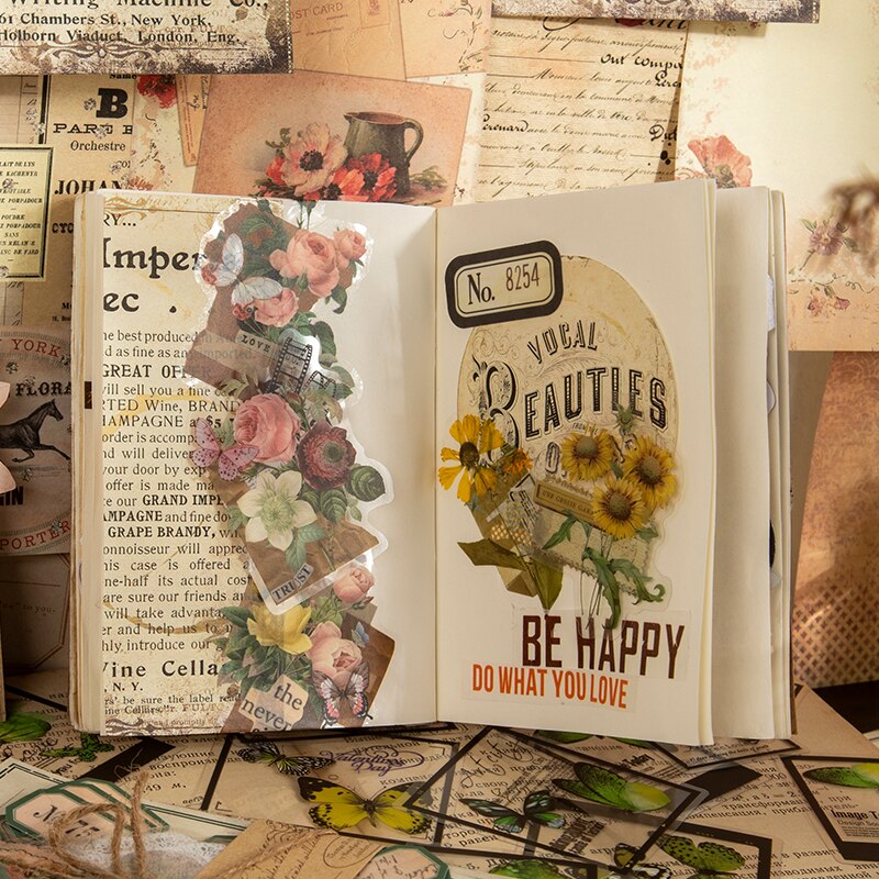 80pcs/lot Large Quantity Mixed Material Scrapbooking-JournalTale