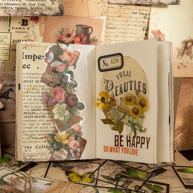 80pcs/lot Large Quantity Mixed Material Scrapbooking-JournalTale