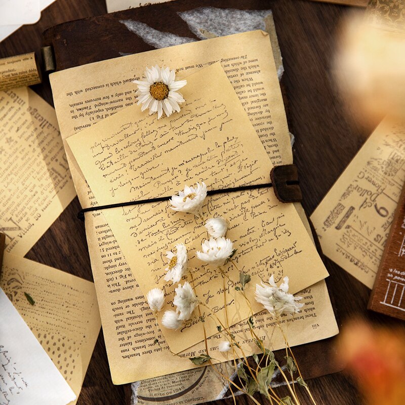 Handwritten Letter Vintage Wooden Scrapbooking Stamp-JournalTale