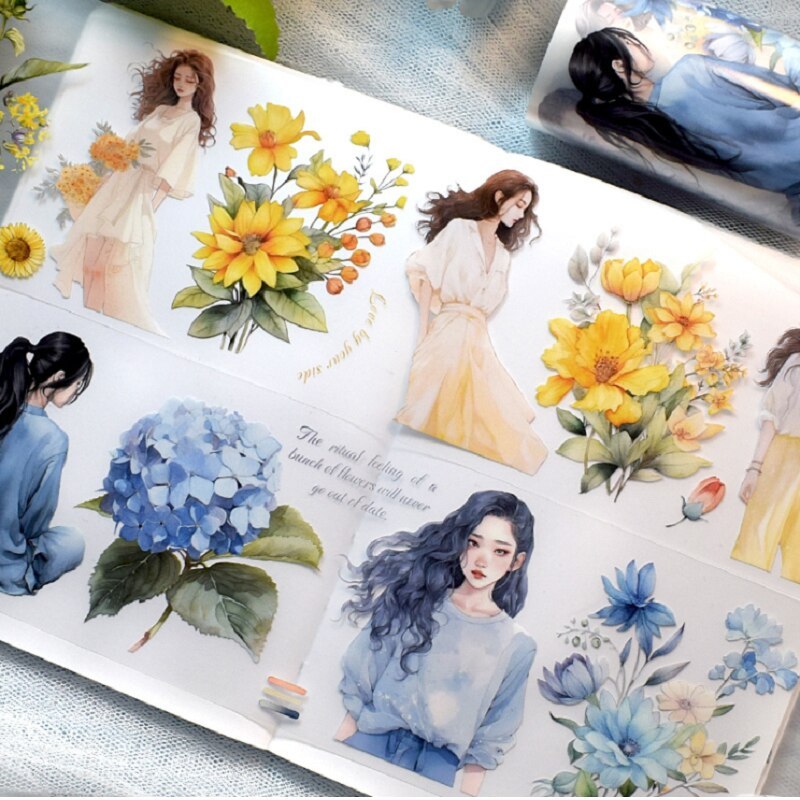 2m/3m Light Vintage Figure European Style Flower Bundle PET-JournalTale
