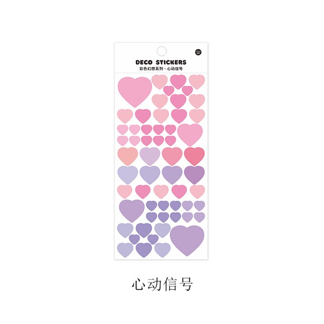 1pc Colored Ribbon Laser Stickers shanggu Colorful-JournalTale