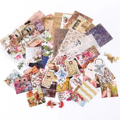 60pcs/boxed Vintage Boxed Stickers for Scrapbooking-JournalTale