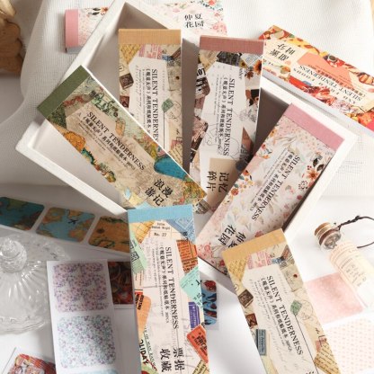 30Pcs Vintage pattern mini Sticker Junk Journal Art Collage-JournalTale