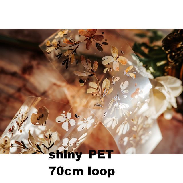 1 Loop Taiwan Meow Collection Floral Washi PET Tape-JournalTale
