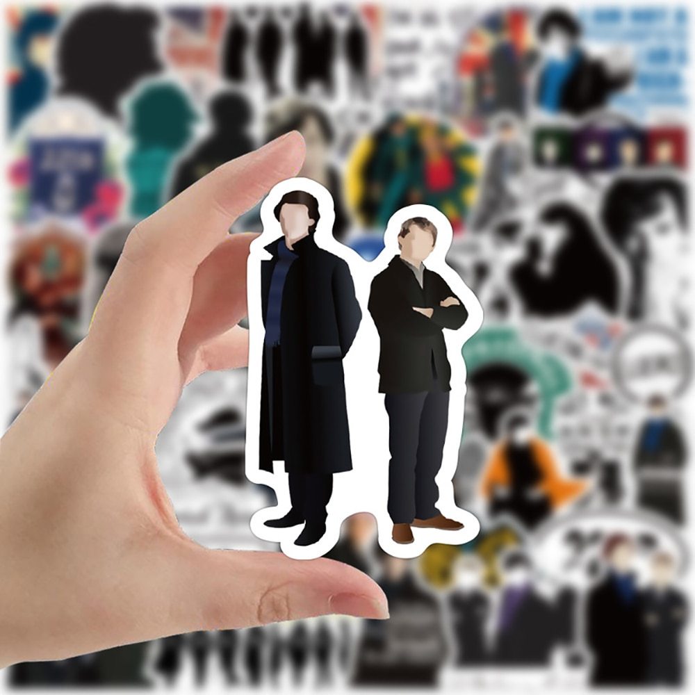 10/30/50PCS TV Show Sherlock Graffiti Stickers-JournalTale