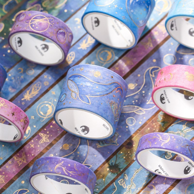 10 Rolls?Van?Gogh Galaxy?Washi Tape Set Decorative-JournalTale