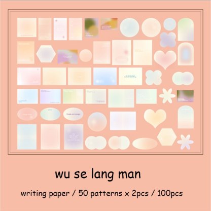100 Sheets Vintage Bazaar Series Literary Minimalist Border-JournalTale