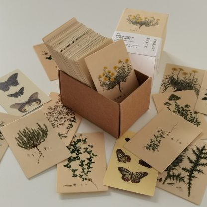 100pcs Vintage Plant Butterfly Material Paper-JournalTale