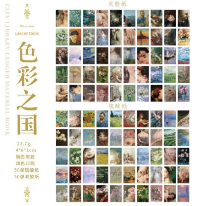 100pcs/lot Memo Pads Material Paper City Library Journal-JournalTale